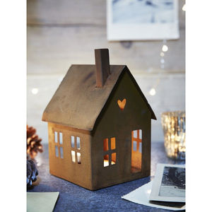 Decoración Navideña Redonda Vintage de Hierro Galvanizado Ecológica para el Hogar, Suministros para Fiestas Familiares - Product Image 5