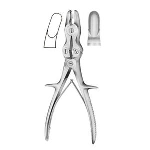 Rongeur osseux à double articulation orthopédique, acier inoxydable de haute qualité, certifié CE, instrument chirurgical par SurgiRight Instruments - Product Image 3