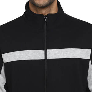 Top llegada manga larga cremallera hombres deportes chándales verano desgaste Jogging estilo hombres deportes chándales - Product Image 6