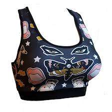 Soutien-gorge de sport imprimé grue pour femmes grande taille hauts d'entraînement respirant Fitness Yoga soutien-gorge de course Logo personnalisé impression exercice Sports pour - Product Image 6