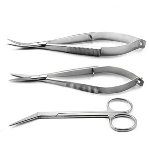 Ciseaux à ressort à action solide en acier inoxydable coupe sourcil Top qualité meilleur fabriqué étiquette personnalisée ciseaux à ressort - Product Image 5