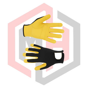 Women's <b>Gardening</b> Gloves Black Yellow Breathable Lightweight Anti-Vibration Non-Slip Knit Wrist Flexible Touch <b>Screen</b> Function - Product Image 5