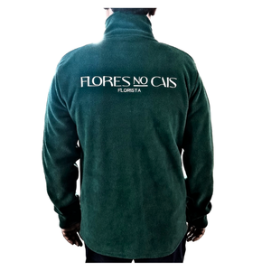 2025 chaquetas de lana Polar de talla grande con logotipo personalizado de manga completa para hombre, Sudadera con cuello levantado con cremallera y patrón sólido - Product Image 2