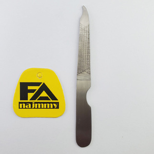 Lime à ongles haute qualité personnalisée professionnelle personnalisée vente en gros double face en acier inoxydable - Product Image 5