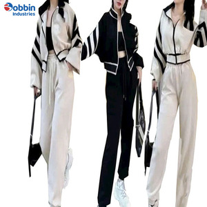 Nueva Llegada: Conjunto Deportivo de Mujer para Invierno, Transpirable, con Patrón Sólido, Sudadera con Capucha de Manga Larga, Diseño Personalizado, Estilo Hip Hop, 100% Algodón - Product Image 5