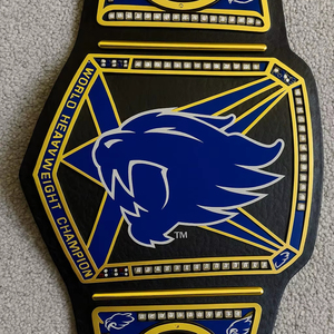 OEM/ODM Ceinture Heavyweight Title personnalisée pour la lutte et la boxe Cuir 6MM avec logo en alliage de zinc et design inspiré de l'héritage - Product Image 1