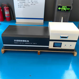 Mesa vibratória em aço inoxidável miniatura para teste concreto Instrumento medição pressão argamassa cimento pequeno - Product Image 4