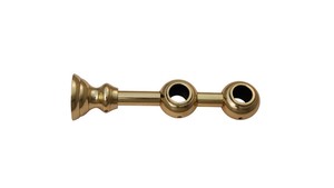 Premium Antique Solid Brass <b>Curtain</b> Bracket for 16mm <b>Curtain</b> Rod, Heavy Duty Design - Product Image 5