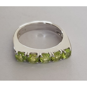 Anillo de Peridoto Natural para Mujer Shah Gems en Plata de Ley 925, Anillo con Piedra Preciosa para Regalo Especial - Product Image 5