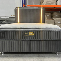 Matelas en mousse standard convertible pour usage hospitalier, antibactérien, hypoallergénique, rafraîchissant, avec housse amovible, toutes tailles, design contemporain