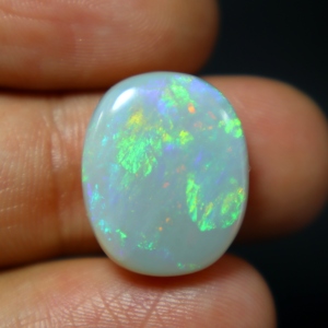 13.00 carat naturel australien vert opale de feu Cabochon poli changement de couleur cristal pierre précieuse en vrac pour la fabrication de bijoux - Product Image 3