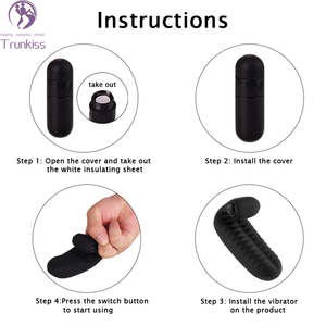 Giyilebilir parmak kol titreşim yetişkin ürünleri yetişkin oyuncaklar tek frekanslı titreşim kadın seks oyuncakları parmak titreşim - Product Image 3