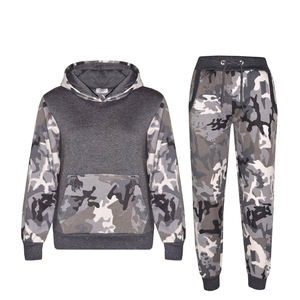 <b>Factory</b> Price Best Quality Tracksuit For Men Two Piece Jogging Wear High Quality Tracksuit Men's Cotton Fleece 2 Pcs Set - Product Image 1