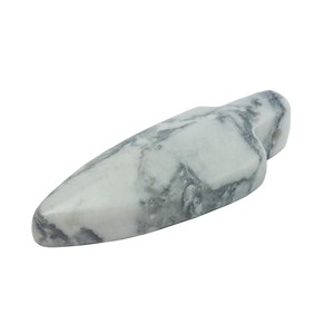 Haute qualité naturel blanc Howlite pointe de flèche pierre naturelle pierre précieuse guérison Agate cristal pointes de flèche guérison grossiste - Product Image 4