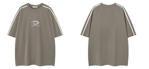 T-shirt pour homme en coton de haute qualité rouge, manches courtes, col rond, séchage rapide, décontracté, uni, 300 grammes - Product Image 5