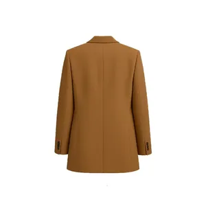 Blazers Extra Grandes para Mujer con Bordado y Decoración de un Solo Botón, 100% Algodón, Prenda Larga - Product Image 2