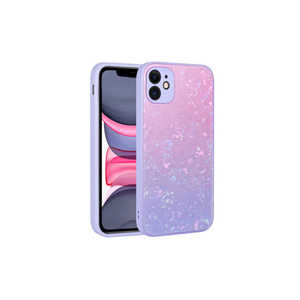 Coque en silicone rigide de luxe à motif marbré style granit dégradé pour 11 Pro - Protection antichoc et anti-poussière - Product Image 1