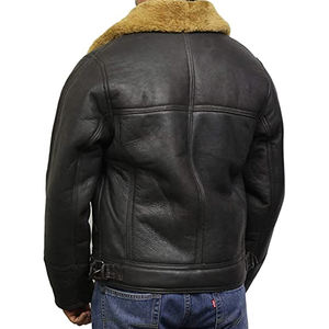 Alta calidad 2024 diseño superior al por mayor ropa de hombre producto clásico logotipo personalizado chaquetas de cuero de motorista para hombre - Product Image 2