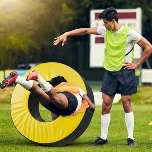 Bóng đá giải quyết bánh xe giải quyết Vòng Bóng Bầu Dục Đào Tạo thiết bị bóng đá giải quyết núm vú cao su cho thực hành - Product Image 2