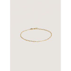 Pulsera Kyle Figaro de Oro 14K y Cadena de Eslabones Micro, Chapada en Oro Rodio con Diamantes y Perlas, Estilo Religioso - Product Image 6