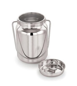 กระป๋องนมสแตนเลส2025หม้อนมเหล็กภาชนะใส่นมสแตนเลสทนทานกระป๋องนมเหล็ก - Product Image 1