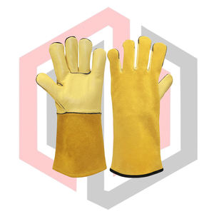 ถุงมือนิรภัยกันความร้อนแบบจุ่มทำจากโพลีเอสเตอร์กันลื่น - Product Image 1