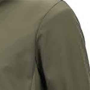 Chaqueta de Mezclilla de Nailon Impermeable con Capucha y Ribete de Piel de Oveja para Hombre, Personalizada con Logotipo Impreso y Forro Polar - Product Image 2