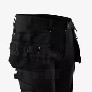 Pantalones cortos de seguridad con diseño de logotipo personalizado de la mejor calidad, cinta reflectante, ropa de trabajo, el más nuevo estilo deportivo de algodón sólido - Product Image 5