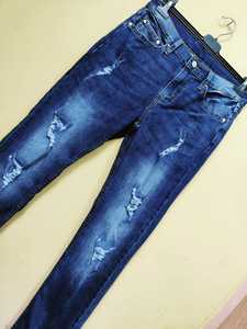 Trendy Men's Winter and Spring Jeans from Bangladesh Quality Cotton Pants with Washed Technics for Adults Use - Product Image 2