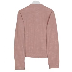 Cuir de vachette véritable Style vintage Veste pour femmes Automne Rembourrage professionnel Broderie de luxe Haute qualité Remplissage Taille XS - Product Image 2