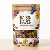 Sachet Doypack de haute qualité avec impression offset et fermeture éclair pour l'emballage de céréales, granola, flocons d'avoine et muesli sains