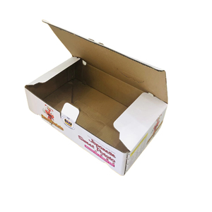 กล่องกระดาษลูกฟูกพับได้มีช่องสี่เหลี่ยมสีขาววัสดุรีไซเคิลเพื่อความปลอดภัยด้านอาหาร UV หนา2มม. ออกแบบโลโก้ได้ตามต้องการ - Product Image 2