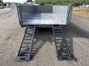 Remorque à benne basculante bon marché de 7' x 20' avec moteur et engrenage, machines agricoles à haute productivité, charge, garantie d'un an, à vendre - Product Image 4