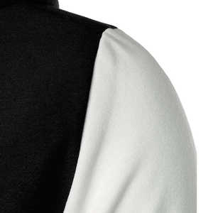 Veste universitaire d'hiver de haute qualité pour hommes, veste de baseball universitaire personnalisée avec manches en cuir et logo brodé - Product Image 4