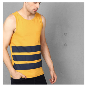 Bamboo Fitness Vest Sustainable <b>Mens</b> Activewear Supplier Linen Casual Tank for <b>Men</b> Summer Wear Private Label Service - Product Image 3
