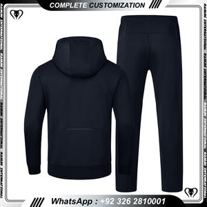 Logo personnalisé Vente en gros Survêtement en polaire Hommes Jogger Survêtement Grande Taille Automne Survêtement à fermeture éclair - Product Image 6