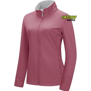 Chaqueta polar Softshell impermeable a prueba de viento para mujer de gran oferta para actividades al aire libre de invierno como pesca y senderismo - Product Image 4