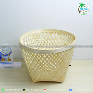 PRODUIT TOP PANIERS CADEAUX EN BAMBOU faits à la main Parfait pour organiser et ranger les fournitures de cuisine produites au Vietnam - Product Image 3