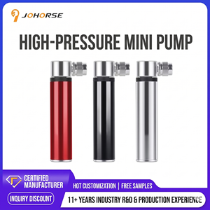 Mini pompe à vélo portable en alliage d'aluminium haute pression 120PSI, gonfleur d'air pour valve Presta Schrader, pour vélo de route et <span class=keywords><strong>vtt</strong></span> 098DQT - Product Image 2