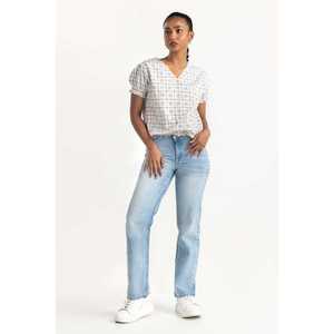 เสื้อเชิ้ตผ้าป๊อปลินสีครีมลำลอง 224-217-030 ดีไซน์เรียบง่ายทันสมัย - Product Image 1