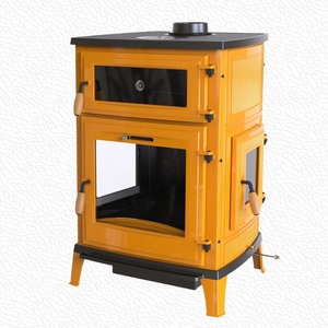 Poêle à bois autoportant en fonte, chauffage en métal noir, fourneau pour usage domestique, classe d'efficacité énergétique A+ 1 - Product Image 2
