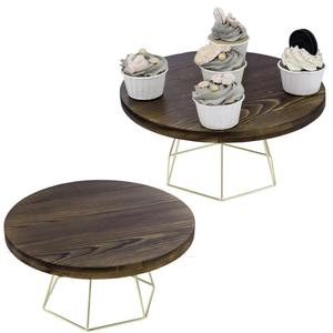 Support à gâteau en bois de qualité supérieure pour les événements d'anniversaire, les réceptions à domicile, la présentation de desserts et la présentation de cadeaux en provenance d'Inde - Product Image 2
