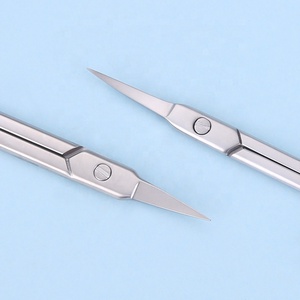 Kit DE ASEO curvo multiusos profesional de alta calidad, tijeras para cutículas de uñas de piel muerta, Punta puntiaguda de acero inoxidable para - Product Image 4