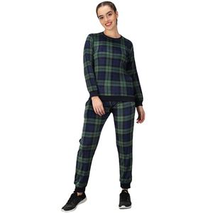 Flanelle décontracté col rond polaire automne hiver survêtement bonne qualité sweat ensemble femmes survêtement personnalisé flanelle tissu couleurs - Product Image 1