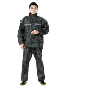 2023 Rain Suits for Men Women <b>Waterproof</b> Breathable Rain Coats with Eye Catching Reflective Strip Durable Rain <b>Set</b> - Product Image 2