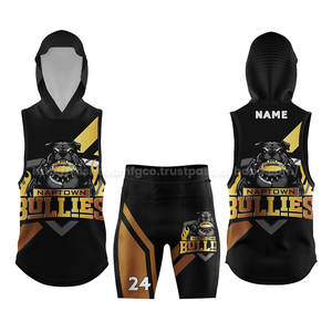 Uniformes de fútbol sublimados 7on7, camisetas de equipo personalizadas, conjunto de pantalones cortos, equipo deportivo ligero transpirable que absorbe la humedad - Product Image 1