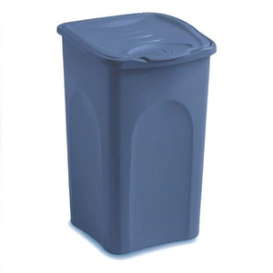 Cesto de lavandería de plástico (50Lt) PRIMAVERA Azul 70235 - Product Image 2