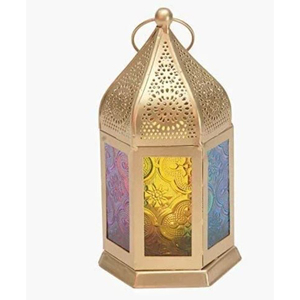 Candelabro de farol marroquí de calidad Superior, lujosa decoración navideña para el hogar, FAROL DE Metal de hierro colgante para bodas - Product Image 1