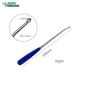 Cureta Ósea UBE Izquierda/Derecha de Acero Inoxidable, Instrumentos Quirúrgicos Ortopédicos Manuales, Aprobados por CE e ISO - Product Image 4