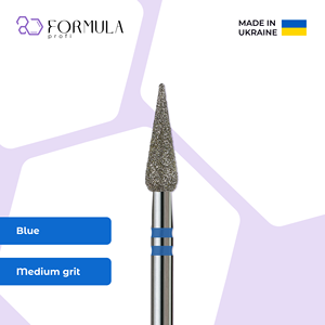 หัวเจียรเพชรสำหรับทำเล็บมืออาชีพ รุ่น Profi ขนาด 3.5 มม. สีน้ำเงิน เกรดพรีเมียม - Product Image 1